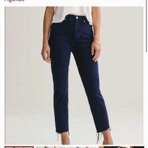 NWT Agolde Riley in Pledge